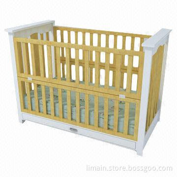 Baby Crib with 4 to 6-inch Thick